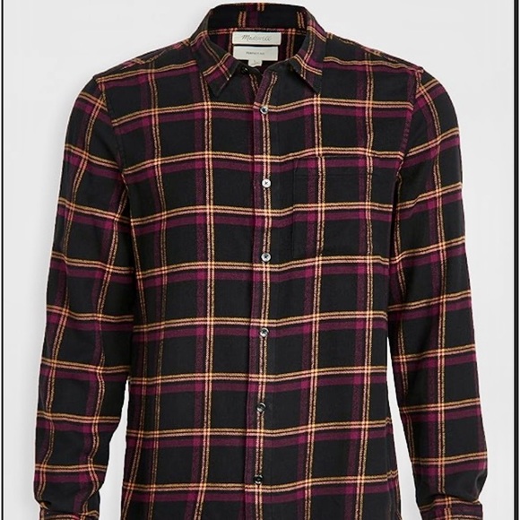 MADEWELL Plaid Button Down Shirt XL - Picture 1 of 3